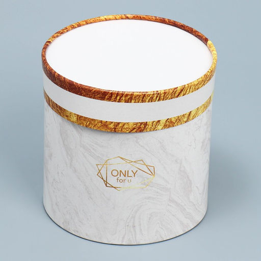 Набор шляпных коробок 3 в 1 Мрамор, 13 х 13 - 18 х 18 см - Дарите счастье фото 7