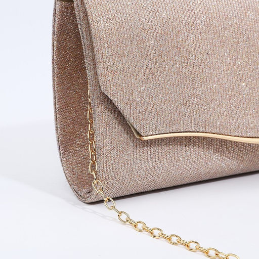 Сумка-клатч на магните, цвет бежевый