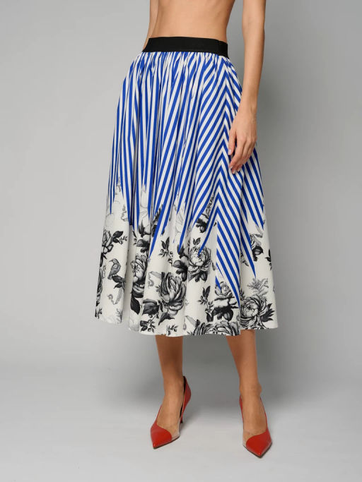Юбка женская 12521-38045 blue/multicolor - Maxroses фото 2