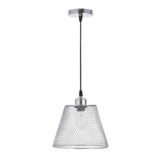 Светильник BayerLux «Фиш» Е27 40 Вт хром 20×20×16-116 см