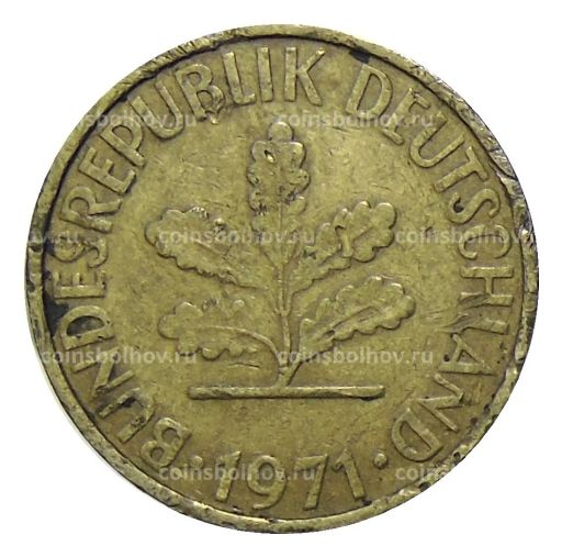 10 пфеннигов 1971 года F Германия