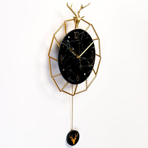 Часы настенные, серия: Маятник, «Олень», плавный ход, 30×54 см