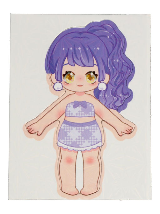 Магнитный набор "Модница" блестящий