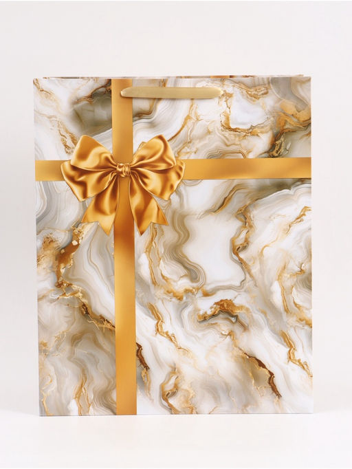 Пакет подарочный «Бант», 40×49×19 см