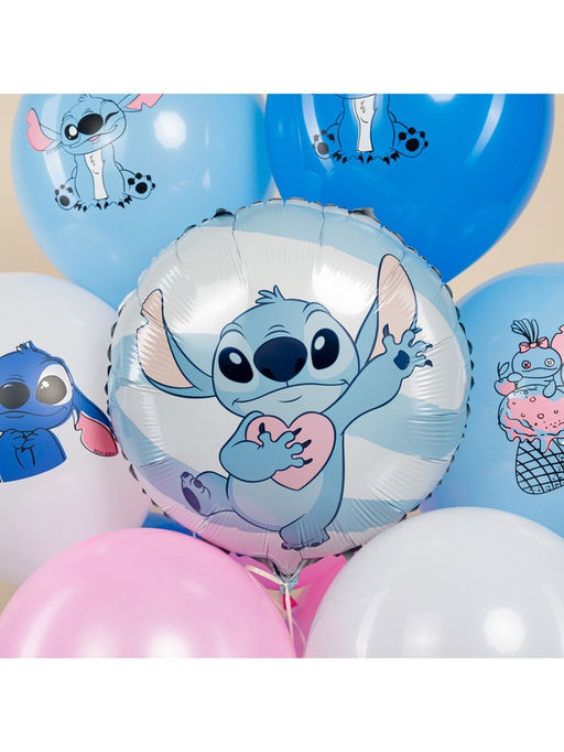 Цена за 10 шт. Воздушный шар фольгированный 18" «Любимый монстрик»