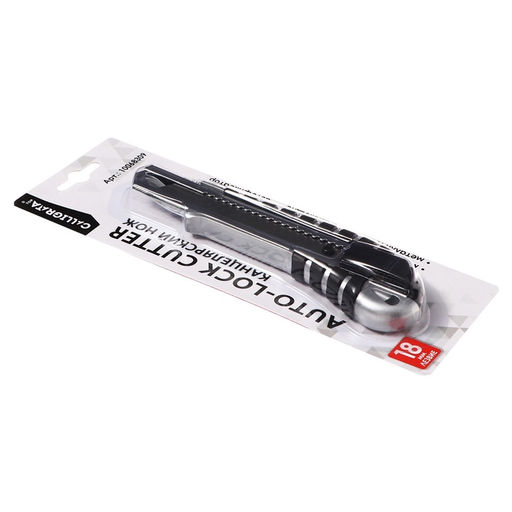 Нож канцелярский 18 мм, металлический, Zinc-alloy, Calligrata TOP