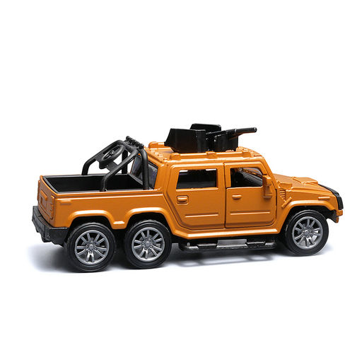 Жёлтая инерционная машинка вид G die-cast , 1:32