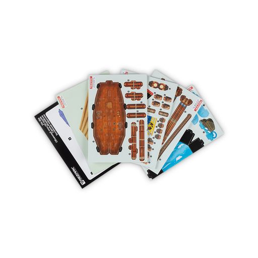 REZARK STH-006 Серия Корабли 62 элемент. Китайский парусник