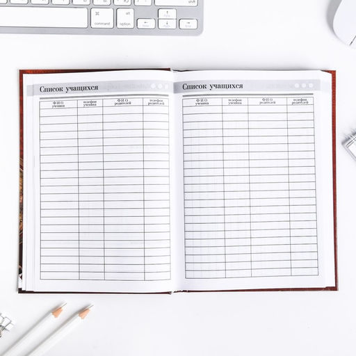 Ежедневник недатированный, А5, 160 л., твердая обложка «Ежедневник учителя»