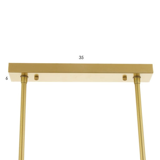 Светильник «Герда» 3хЕ27 40 Вт золото 78×31×33-90 см BayerLux