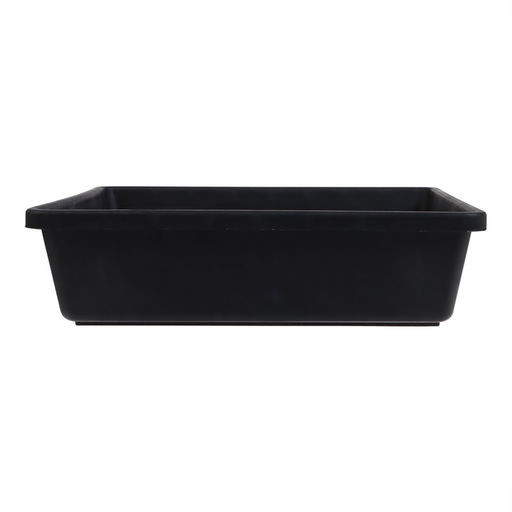 Цена за 2 шт. Ящик для рассады, 35×30×9 см, 6.5 л, пластик, чёрный