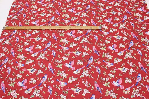 Интерьерный хлопок Идиллия цв.бордовый, ш.1.5м, хлопок-100%, 250гр/м.кв - Купава фото 2