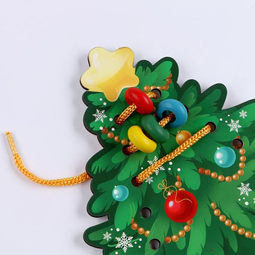 Шнуровка Наряжаем ёлочку - Лесная мастерская фото 4