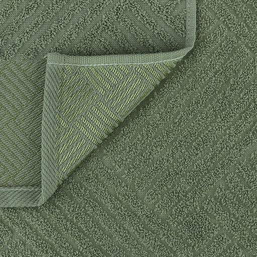 Полотенце махровое "Вологда" 35х60см, гладкокрашенное, 400г/м2, серо-зеленый (Россия)