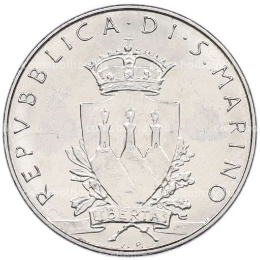 Монета 50 лир 1979 года Сан-Марино