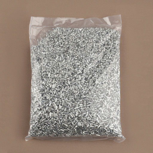 Цена за 1000 шт. Застёжка для цепочки с шариками, d = 3,2 мм, цвет серебряный - Simaland фото 3