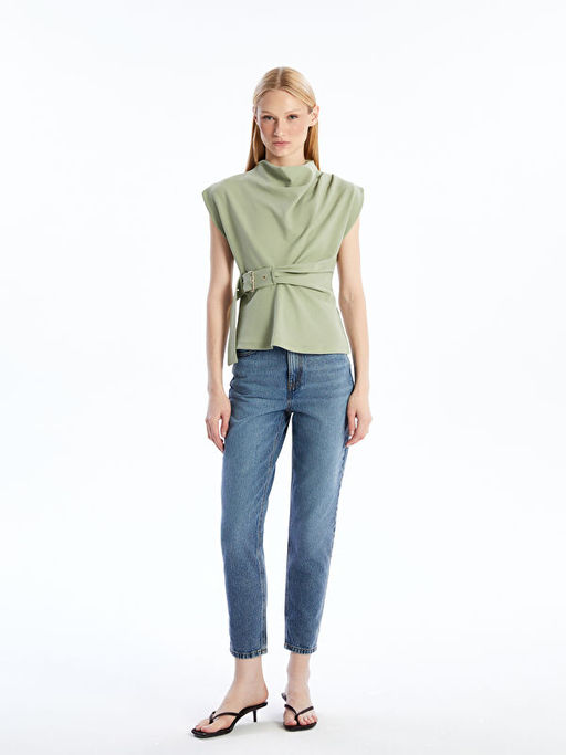 Mom Fit Kad?n Jean Pantolon