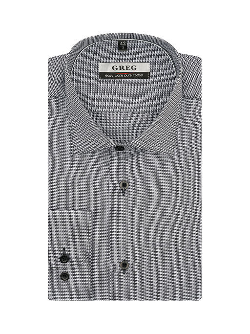 Сорочка мужская длинный рукав GREG 345/131/8127/Z/1p  фото 3