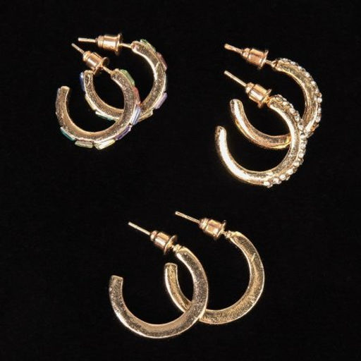 Серьги набор 3 пары / ZJ5286 /уп 12/ - Галеонтрейд фото 2