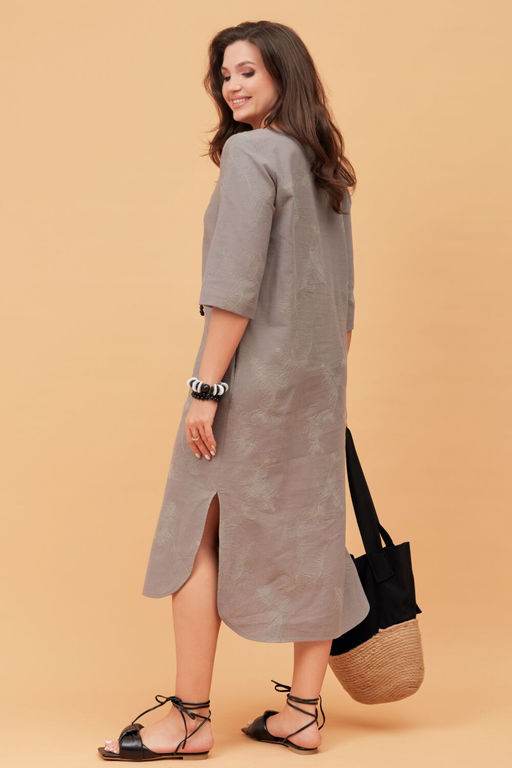 Платье ANDINA CITY 8022-24 серый  фото 3