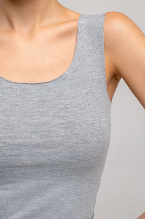 Арт. 3752/2 Майка женская 40-48 (5 шт) Цвет:серый меланж - Калинка фото 19