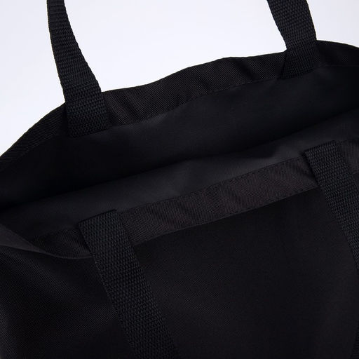 Сумка-шопер без молнии, без подкладки, цвет чёрный - Nazamok фото 2