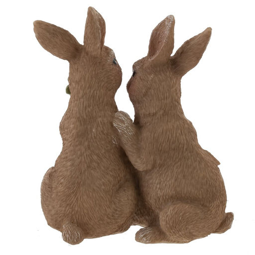 Фигурка декоративная "Зайцы", L13 W8,5 H14 см
