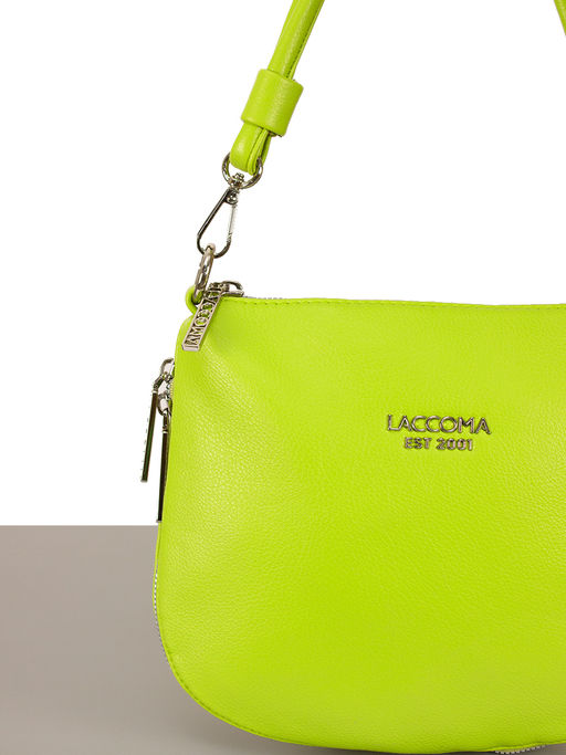 LACCOMA сумка Анжелика-Л815-лайм эко кожа хлопок  фото 5