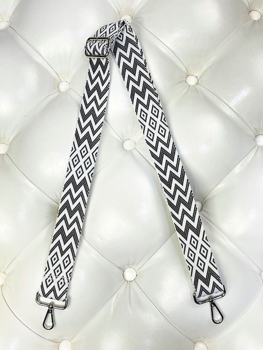 LACCOMA ремень 1000-ромб-3,8-коричн/бел полиэстр