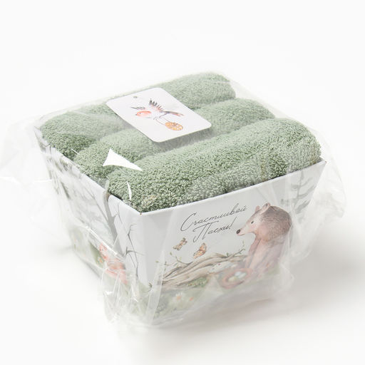 Набор полотенец Этель Счастливой пасхи 35х50 см - 3 шт, 100% хл, махра 340 г/м2  фото 15