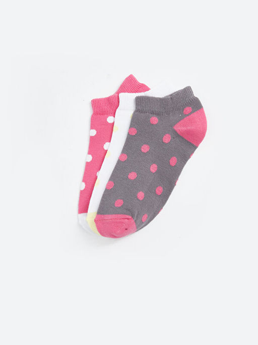 Puantiyeli K?z ?ocuk Patik ?orap 3l? - Waikiki фото 2