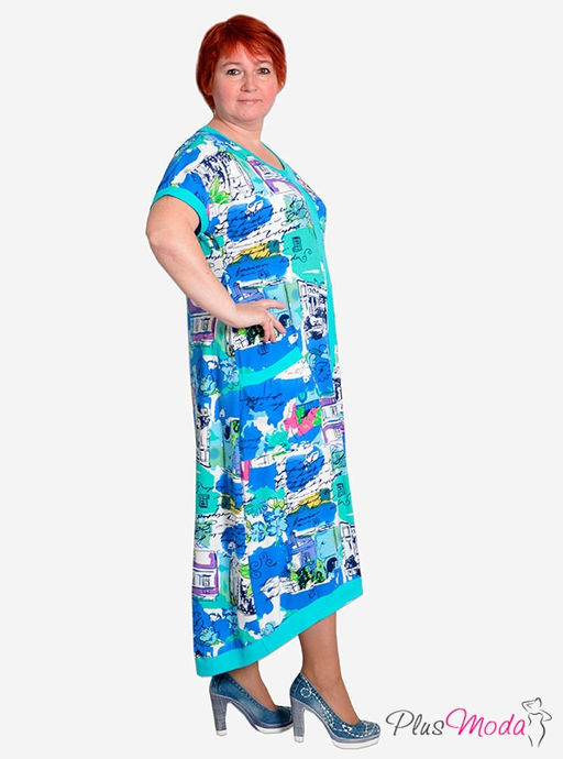 Платье Модель №76 размеры 50-72 - Plusmoda фото 2