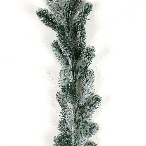 Гирлянда из елочных веток искусственная 180 см / SDTT8006 /уп 100/снег - Галеонтрейд фото 3