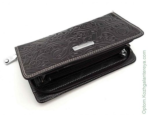Женский кожаный кошелек на молнии Sergio Valentini СВ 3184-2055