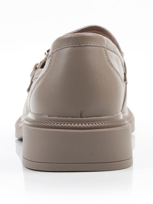 03-DEB106-4 KHAKI Лоферы женские (натуральная кожа)