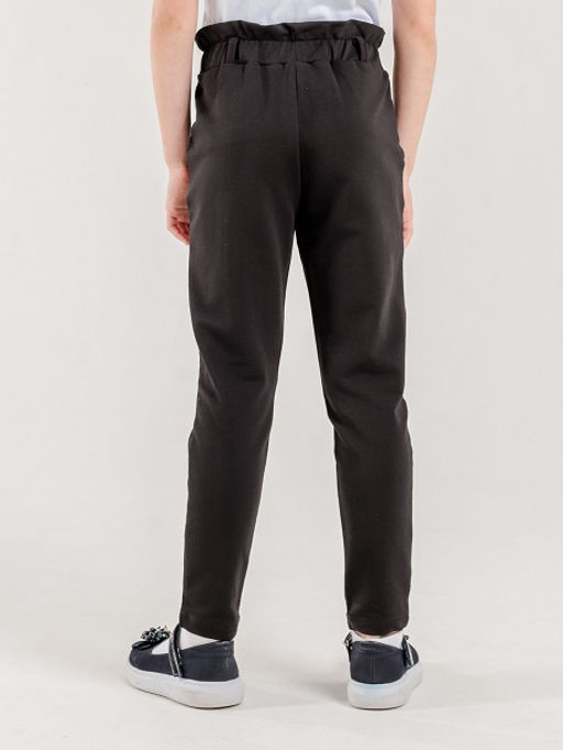 CRB wear/CWJG 70242-22 Брюки для девочки,черный/Ex.Cherubino  фото 4