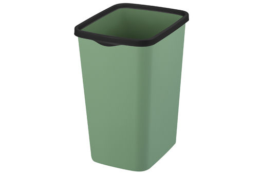 Ведро для мусора с фиксатором 33 л 36*28*45,5 см Тандем зеленый/черный (843345) - Elan gallery фото 3