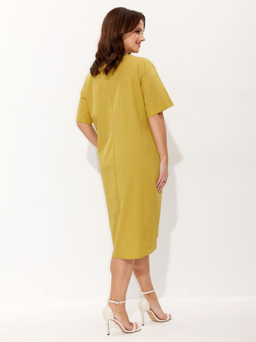 Платье Liona Style 969 олива фото 2