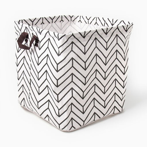 Текстильная корзина Доляна цвет белый, 32*32*32 см  фото 2