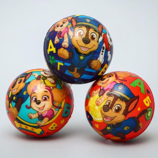 Мягкий мяч Paw Patrol «Алфавит», 6.3 см, МИКС