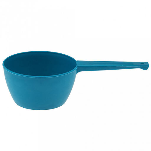 Ковш пластмассовый 1л, д15см, h8см, хозяйственный, усиленный, ударопрочный, полипропилен, цвета микс (Россия)