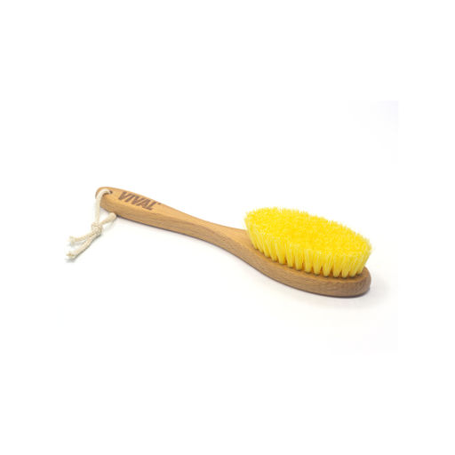 Щётка для сухого массажа класса M с ручкой, 29 см 7935525 - Vival фото 4