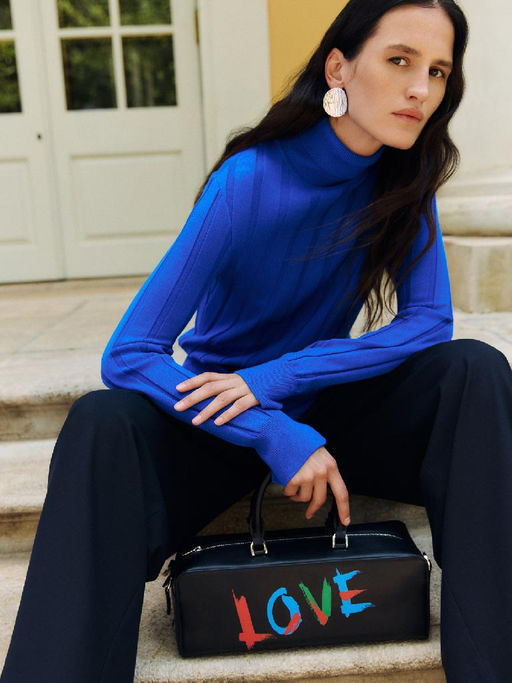 Джемпер женский 12411-53020 electric blue - Eleganzza фото 2