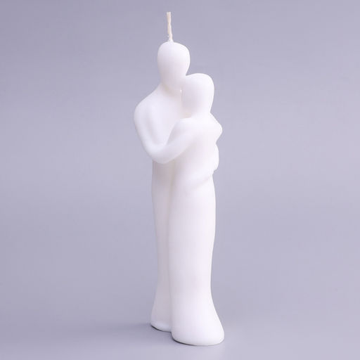 Свеча декоративная Влюбленная пара, 15?5 см, белый - Дарим красиво фото 4