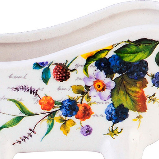 60144 Подставка для губки 170мл 12х6х6,2см Лесные ягоды с лимонами доломит LR (х72)