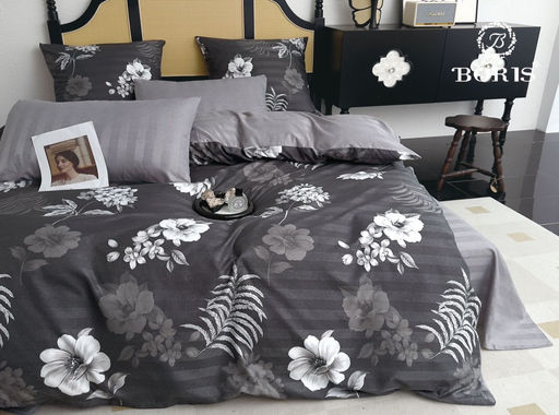 КПБ Boris Двусторонний Страйп-сатин BORDSS016 1.5 спальный