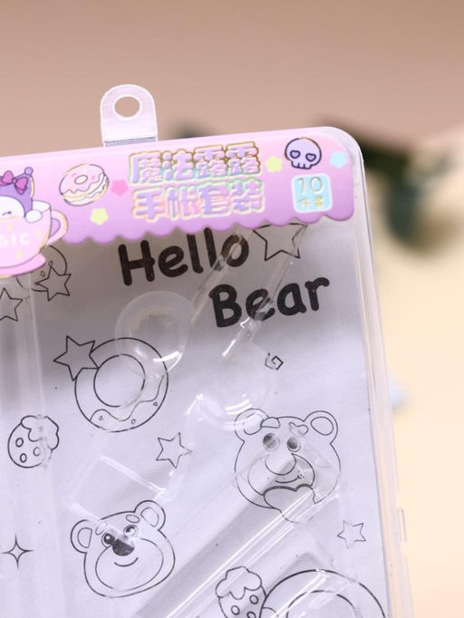 Клеевая ручка с блестками 4 цвета "Magic Lulu", pink