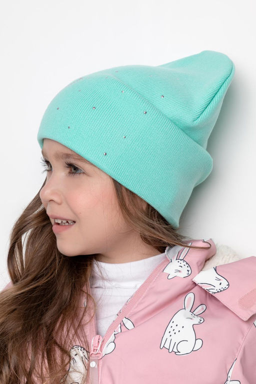 Crockid _ КВ 20262/светлая бирюза шапка для дев