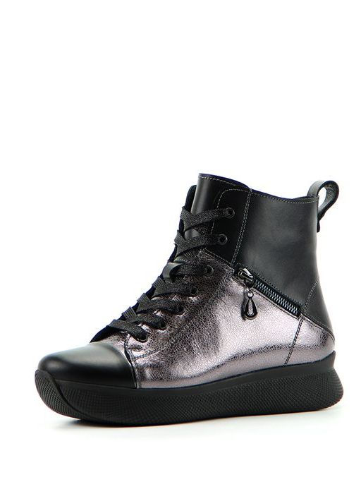 Ботинки EDART 312.omega.black.nikel./мех