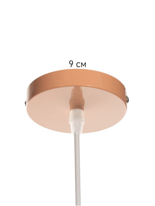 Светильник Frank 1×40 Вт Е27 пр-1 м розовый 40×40×30 см